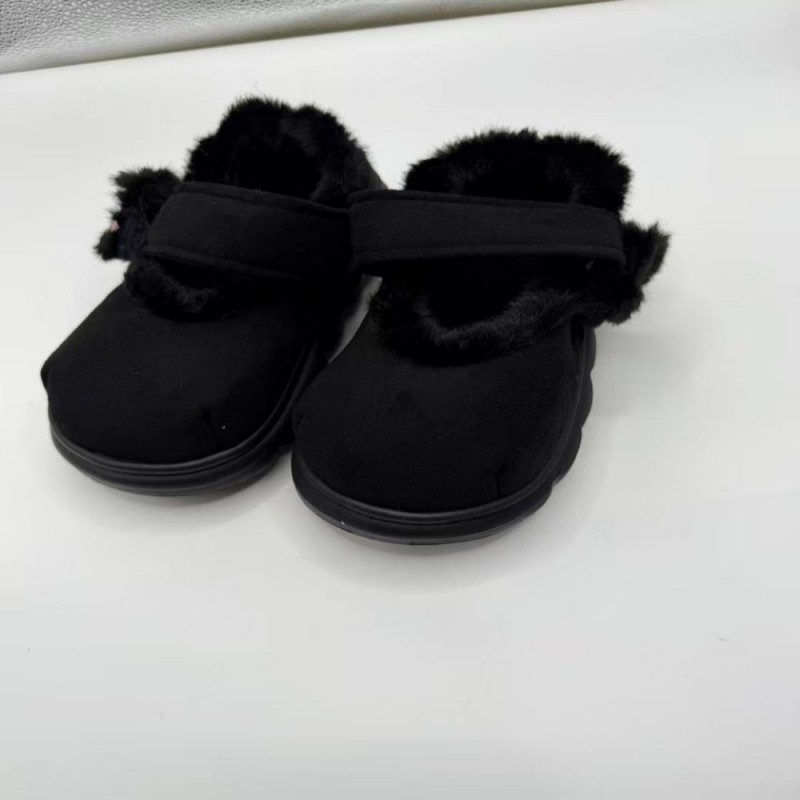 Velcro Hook Loop - Hochwertige Damen-Baumwollpantoffeln, Niedliches Cartoon-Katzenpfoten-Design mit Klettverschluss,