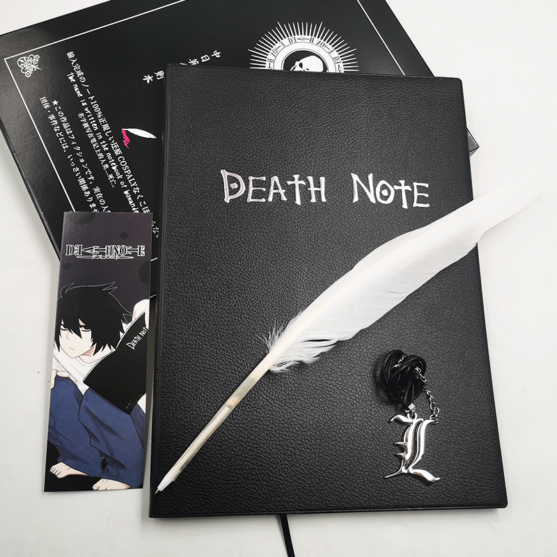 Cosplay Material For Prop - Anime Death Notebook Set Leder Journal