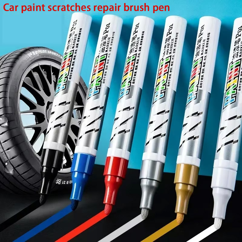 Metallic Spray Paint - Reparaturstift für Autolackkratzer, wasserdichter Lackmarker, Pflegestift
