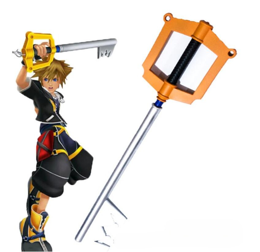 88cm Kingdom Hearts Gold Key:  – Keyblade Cosplay Prop Bewertung und Preis