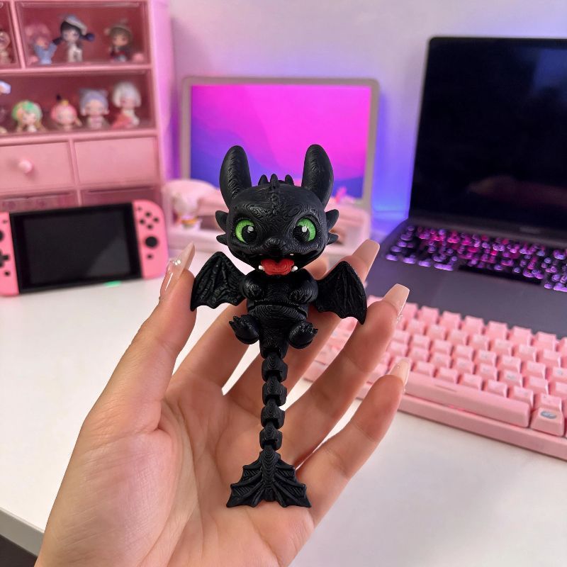 3D-gedruckter beweglicher Drac – Cosplay Prop 3D Print Bewertung und Preis