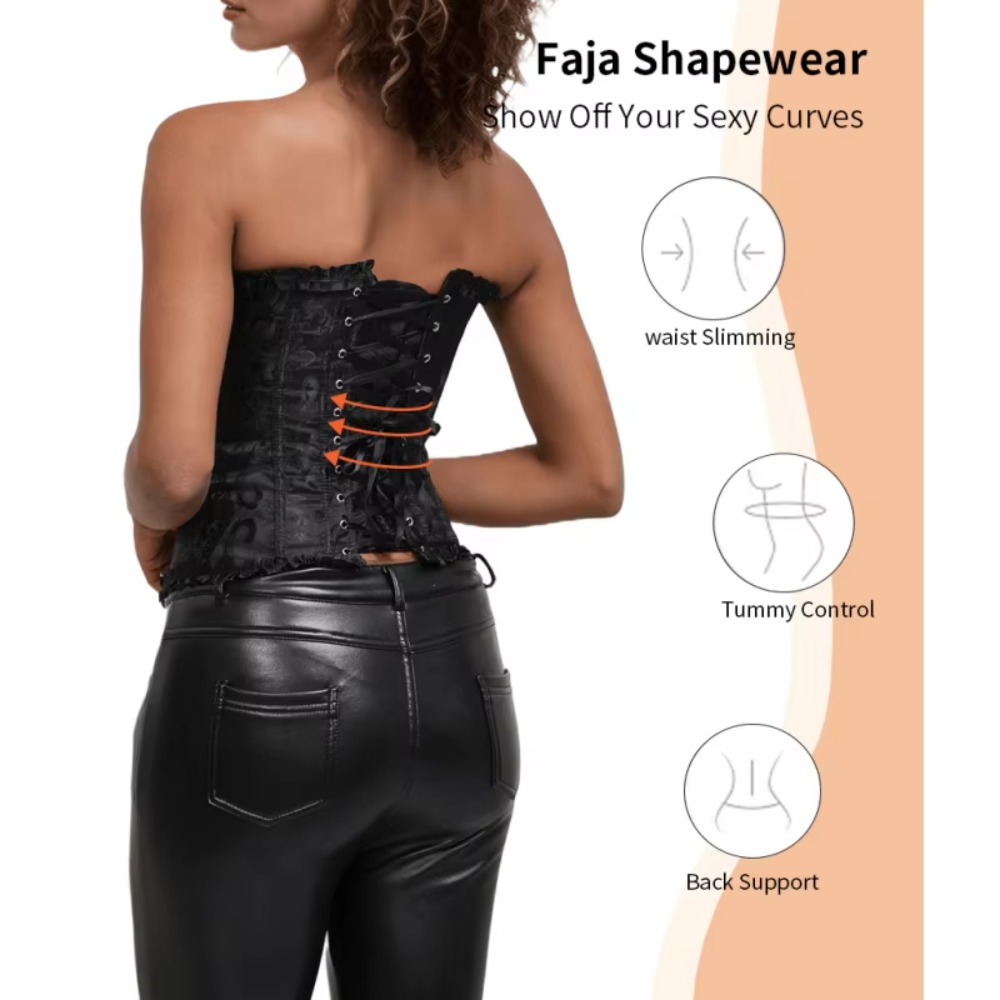 Reißverschluss-Jacquard-Unterb – Boning Corset Steel Bewertung und Preis