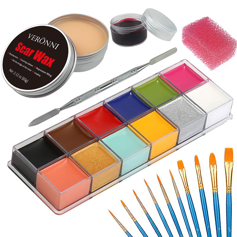 SFX Make-up-Set, 12-farbig, Ge – Body Paint Sfx Bewertung und Preis
