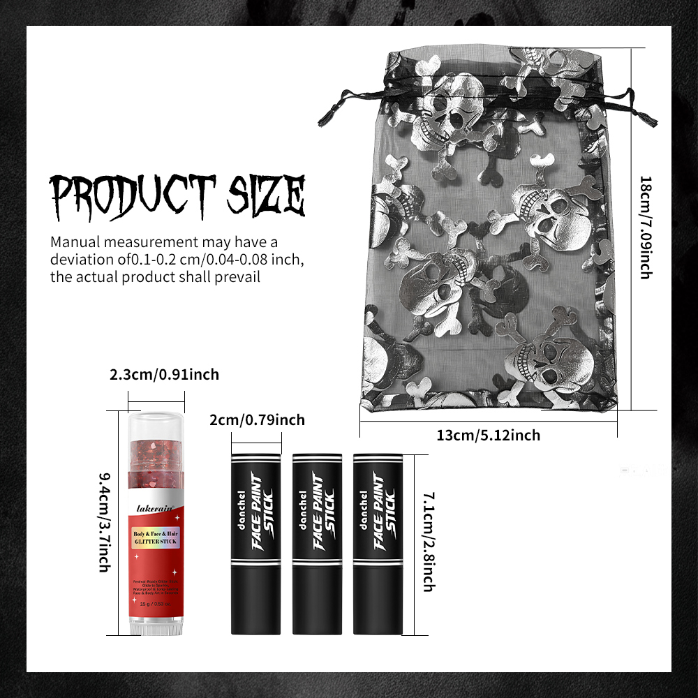 DANCHEL Horror SFX Make-up-Set – Body Paint Sfx Bewertung und Preis