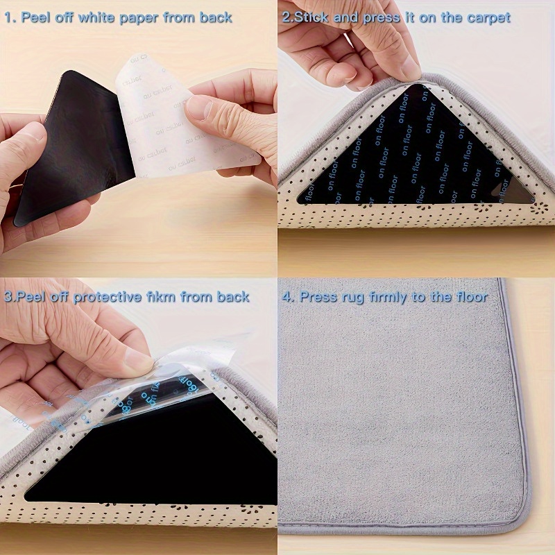 Rutschfester Teppich-Aufkleber – Velcro Hook Loop Bewertung und Preis